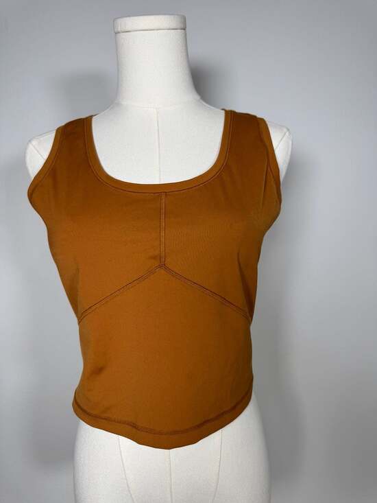 INDYEVA Tops - INDYEVA Women's Size M Brown Athletic Racerback Tank Top
